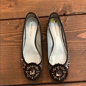 Adrienne Vittadini Leopard Flats